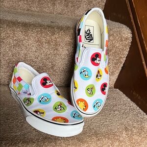 Disney Vans Slip On Shoes - Mickey Mouse and Friends
Unisex